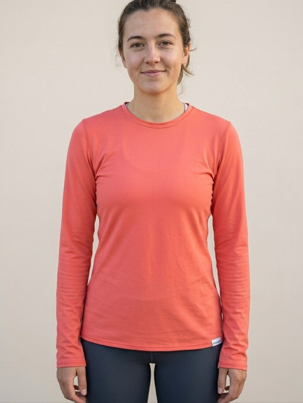 Patagonia Women’s Capilene 1 SilkWeight Stretch Crew Orange/Coral Fall Size S